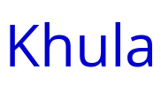 Khula font