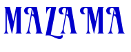 Mazama font
