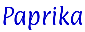 Paprika font