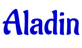 Aladin font