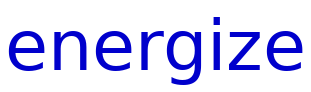 Energize font