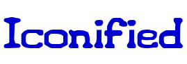 Iconified font